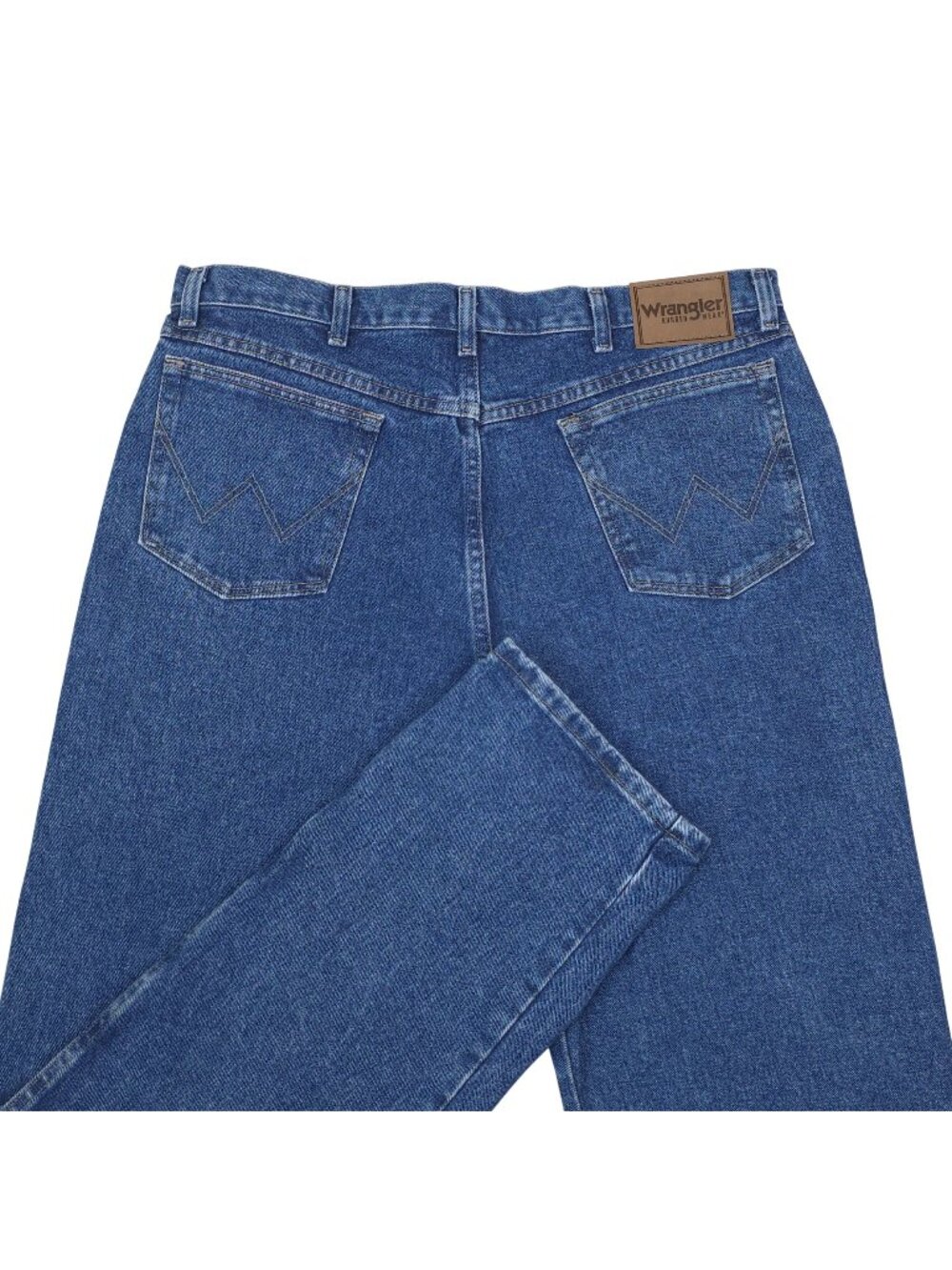 Wrangler Rugged Wear Straight Fit Jeans Mens 38x34 100% Cotton Made In Mexico